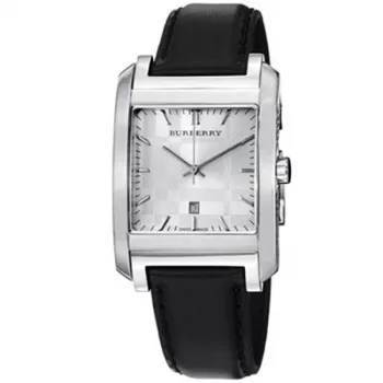 Burberry vyriškas laikrodis BU1570 40mm nerūdijantis plienas ruda oda