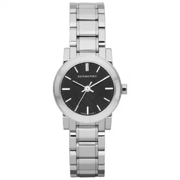 Burberry The City Moteriškas Kvarcinis Laikrodis BU9201 26mm Nerūdijantis Plienas Sidabrinis Ciferblatas