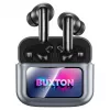 Buxton BTW 9600 belaidės ausinės per ausį su aktyviu triukšmo slopinimu, Bluetooth 5.3, 30h baterija, juodos spalvos