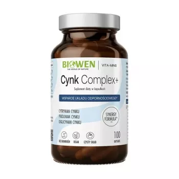 BWN BIOWEN Zinc 3X Immunity – Maisto Papildas Žmonėms – 100 Kapsulių