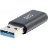 C2G USB C į USB adapteris – SuperSpeed USB adapteris – 5Gbps – USB-C lizdas į USB-A kištuką – USB 3.0 – Lietas – Juodas