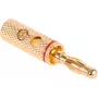 CABLETECH Gold-Plated Banana Speaker Plug with Screw Terminal – 4mm