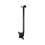 CABLETECH LCD lubų laikiklis juodas, 32–70 colių ekranams, 50 kg, VESA iki 600x400, reguliuojamas aukštis