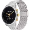 CALVIN KLEIN Vyrų miesto kolekcijos laikrodis 25200296 44mm nerūdijantis plienas Šveicariškas kvarcas