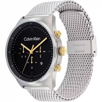 CALVIN KLEIN Vyrų miesto kolekcijos laikrodis 25200296 44mm nerūdijantis plienas Šveicariškas kvarcas
