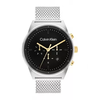 CALVIN KLEIN Vyrų miesto kolekcijos laikrodis 25200296 44mm nerūdijantis plienas Šveicariškas kvarcas