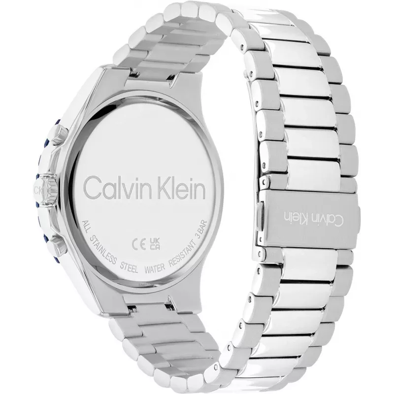 Calvin Klein vyriškas laikrodis Minimal Extension 25200115 44mm nerūdijančio plieno tinklelis