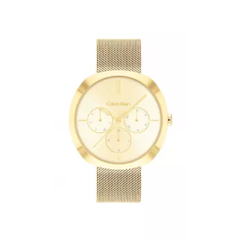 CALVIN KLEIN Women's Watch Minimal Extension 25200339 38,5 mm Silver Stainless Steel Mesh