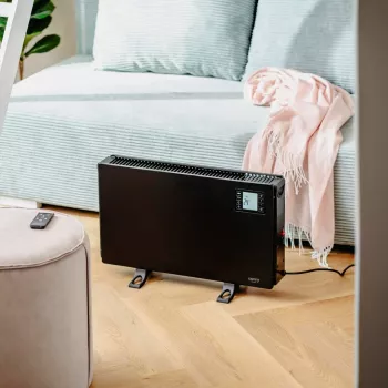 CAMRY CR 7739B 2000W konvektorinis šildytuvas su LCD ekranu ir nuotolinio valdymo pultu, baltas