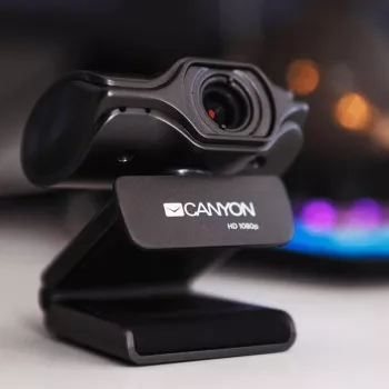 Canyon C6 2K Ultra Full HD 3,2 MP internetinė kamera su USB 2.0, juoda