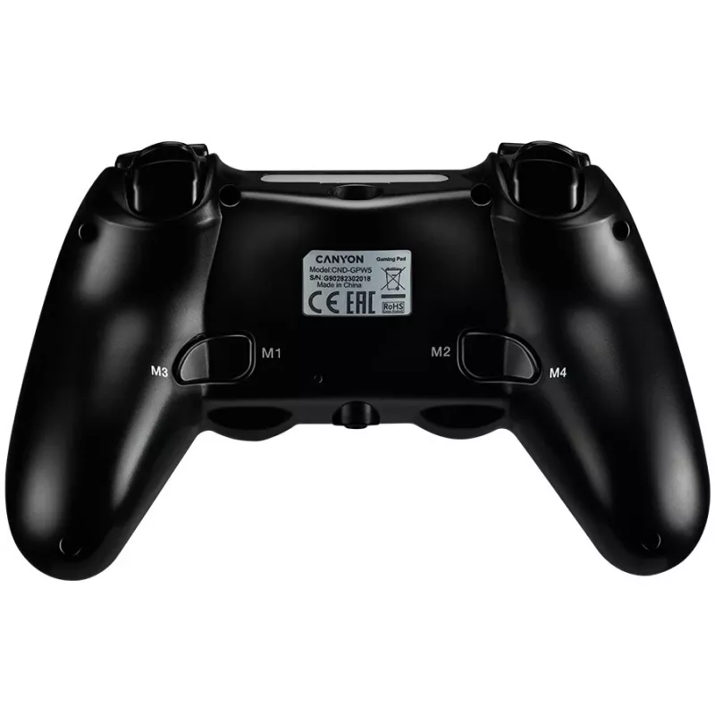 Canyon Gaming belaidis žaidimų pultas GP-W5 su jutikliniu kilimėliu, skirtas PS4, juodas