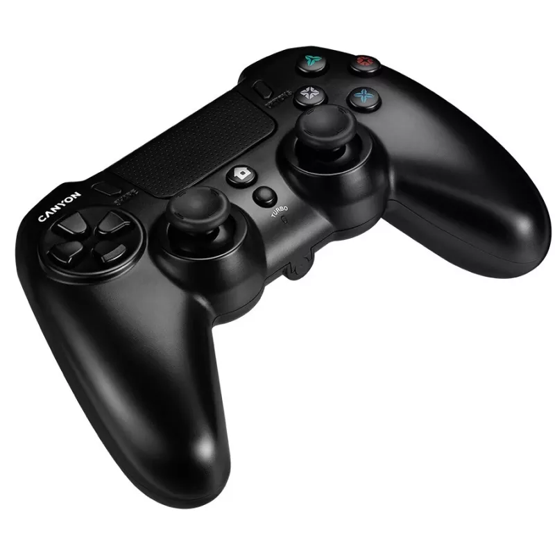 Canyon Gaming belaidis žaidimų pultas GP-W5 su jutikliniu kilimėliu, skirtas PS4, juodas