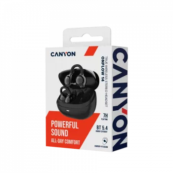 CANYON OWS Ear Clips Headset OnFlow 14 Juoda