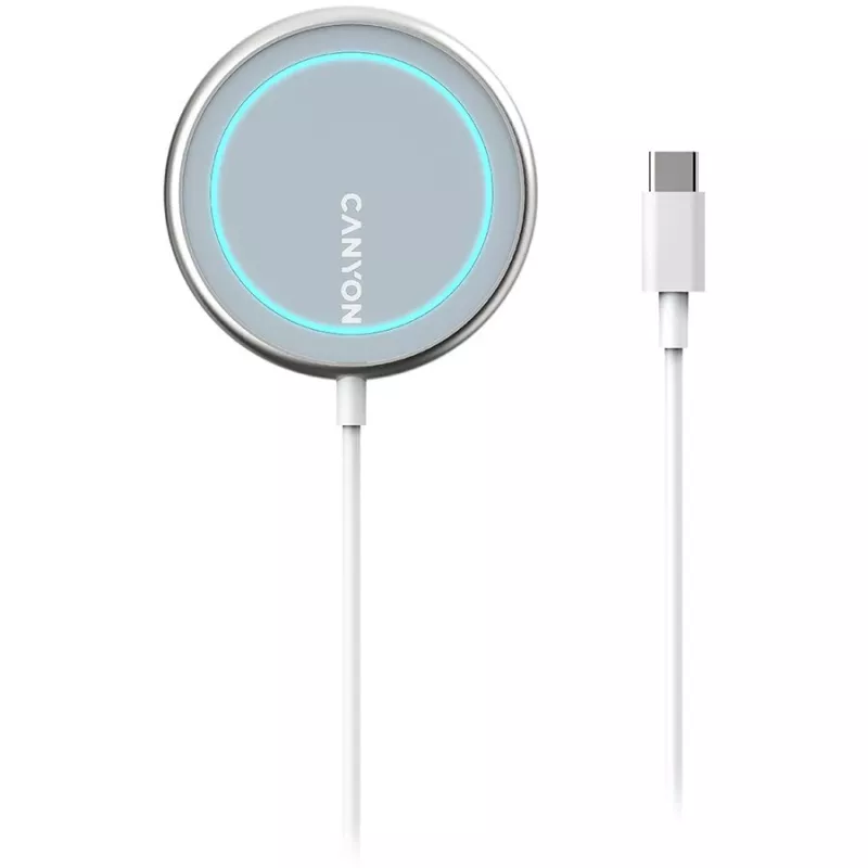 Canyon Wireless Charger WS-100 Sidabrinis