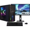 CAPTIVA Power Starter R80-034 TFT rinkinys, AMD Ryzen 5, 32GB DDR4, 1TB SSD, Windows 11 Home, 24 inch monitorius, klaviatūra ir pelė