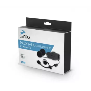Cardo PT CUSTOM 2ND HELMET KIT - Black