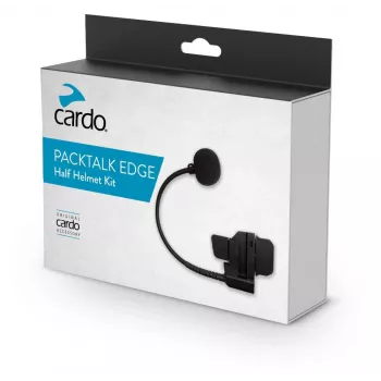 Cardo PT Edge Half Helmet Kit - JBL garsiakalbiai ir boom mikrofonas, skirtas Packtalk Edge