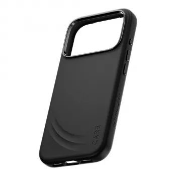 CARE by PanzerGlass Flow Case juodas su MagSafe, skirtas iPhone 17 Pro