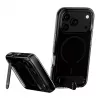 CARE by PanzerGlass „Kickstand“ dėklas „Smokey Black“ su MagSafe, skirtas iPhone 17 Pro