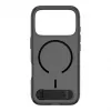 CARE by PanzerGlass „Kickstand“ dėklas „Smokey Black“ su MagSafe, skirtas iPhone 17 Pro