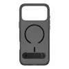CARE by PanzerGlass Kickstand dėklas Smokey su juodu MagSafe, skirtas iPhone 17 Pro Max