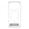 CARE by PanzerGlass Kickstand Case permatomas su baltu MagSafe skirtu iPhone 17 Pro