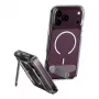 CARE by PanzerGlass Kickstand Case permatomas su baltu MagSafe skirtu iPhone 17 Pro