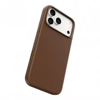 CARE by PanzerGlass Solo vegano odos dėklas rudas su MagSafe, skirtas iPhone 17 Pro Max