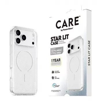 CARE by PanzerGlass Star Lit dėklas su MagSafe, skirtas iPhone 17 Pro Max