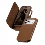 CARE by PanzerGlass Tango 2-in-1 dėklas su pinigine, rudas, su MagSafe, iPhone 17 Pro Max