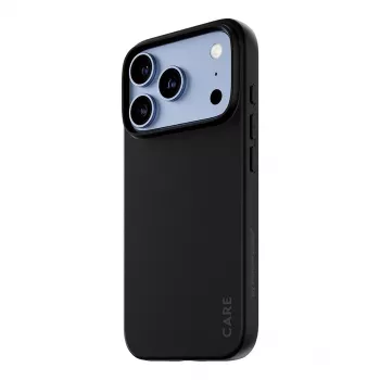 CARE by PanzerGlass TPU dėklas, juodas, iPhone 17 Pro