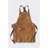 Carhartt Duck Brown prijuostė su trigubomis siūlėmis ir 7 kišenėmis