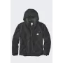 Carhartt vyriška plaunamo drobės striukė su Sherpa pamušalu, juoda, L dydis