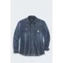 Carhartt Montana Denim Relaxed Long-Sleeve Wyatt Shirt vyrams