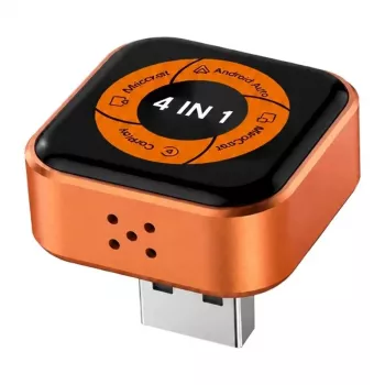 CARLINKIT Mini Ultra 6 belaidis adapteris CarPlay ir Android Auto – juodas