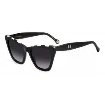 Carolina Herrera HER0129S80S Moteriški Cat Eye Akiniai nuo Saulės Havana Rudi Gradientiniai 55mm