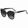 CAROLINA HERRERA HER0134S807 Moteriški Akiniai nuo Saulės – Juodas Acetato Rėmelis, Pilki Polikarbonato Lęšiai, 55/21/145 mm