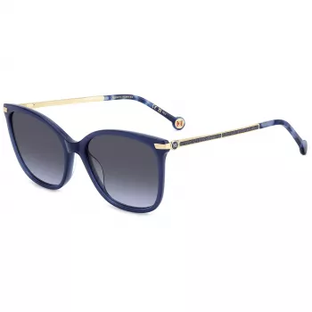 CAROLINA HERRERA HER0261GSPJP Moteriški Akiniai nuo Saulės - Havana Brown Acetato Rėmelis, Rudi Gradientiniai Lęšiai, 55mm