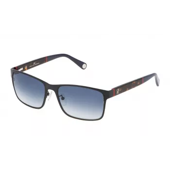 CAROLINA HERRERA SHE0725708EE Moteriški stačiakampiai akiniai nuo saulės Havana Brown Gradient 57mm