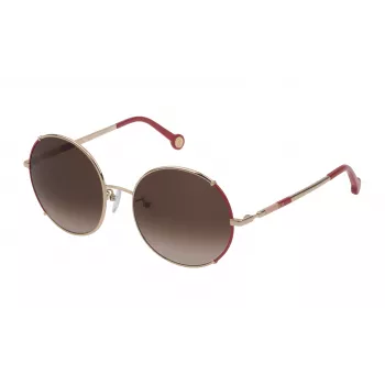 Carolina Herrera SHE152 Moteriški Akiniai nuo Saulės – Katės Akies Rėmelis, UV400 Apsauga, Havana/Gradient Brown
