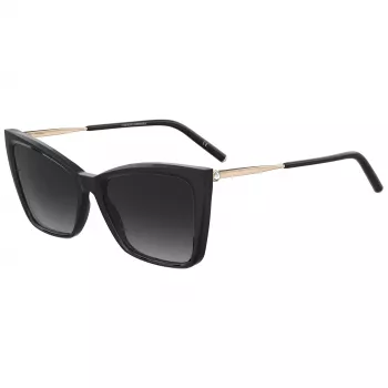 CAROLINA HERRERA Moteriški akiniai nuo saulės HER0180S2M2 - Havana acetato rėmelis, rudi gradientiniai lęšiai, 57 mm