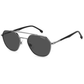 CARRERA 303/S KJ akiniai saulėje, unisex, juodi pilki, 53 mm