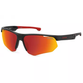 Carrera Ducati vyriški akiniai nuo saulės CARDUC044S003 Matiniai juodi pilki stačiakampiai 69mm