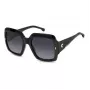 CARRERA Women Sunglasses CARRERA3004S8 - Juodas rėmelis, pilki gradientiniai stiklai, 54/21/140 mm