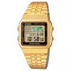 CASIO A500WGA-1 Vyrų Skaitmeninis Laikrodis 39mm Auksinio Tonelio Nerūdijantis Plienas
