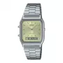 CASIO AQ-230A-9A Unisex Analog-Digital Watch, 38,8mm Gold-tone Stainless Steel