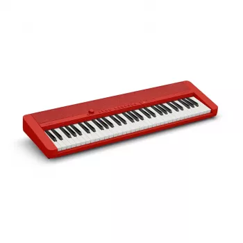 Casio CT-S1 61 klavišų skaitmeninis sintezatorius (raudonas)