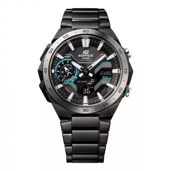 CASIO Edifice ECB-2200D-1AEF Vyriškas saulės energijos Bluetooth laikrodis, 47,6 mm, nerūdijantis plienas