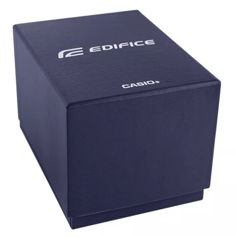 CASIO Edifice EFR-574D-2AVUEF vyrų analoginis kvarcinis laikrodis, 42,3 mm, mėlynas ciferblatas, nerūdijančio plieno apyrankė