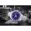 CASIO Edifice EFR-574D-2AVUEF vyrų analoginis kvarcinis laikrodis, 42,3 mm, mėlynas ciferblatas, nerūdijančio plieno apyrankė